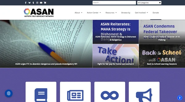 Autistic Self Advocacy Network (ASAN)
