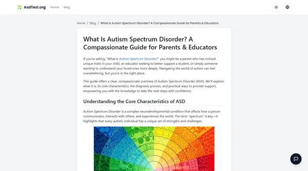 What Is Autism Spectrum Disorder? A Compassionate Guide for Parents & Educators