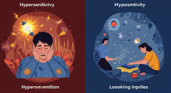 Visualizando la hipersensibilidad y la hiposensibilidad en el autismo