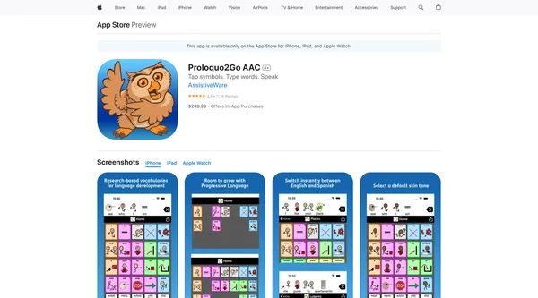 Proloquo2Go AAC-Kommunikation